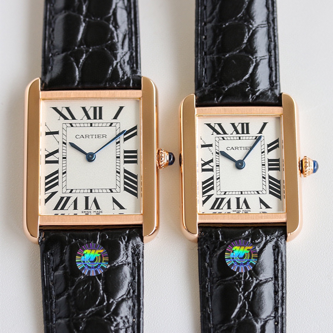 Luxury Katia Tank Watch with Swiss Stone Cores and Original Fittings