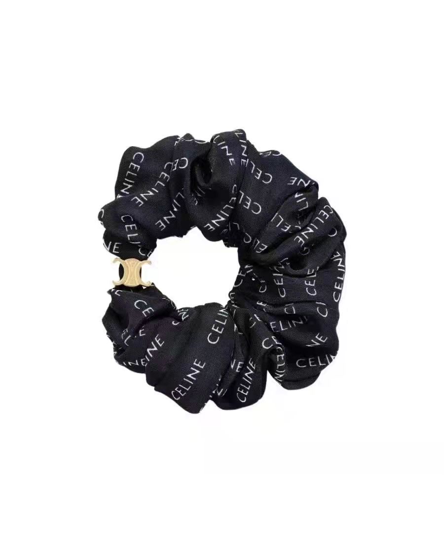 New Celine Chunky Knot Hair Tie: Oversized Silk Blend in Core Brand Colors 12 a1658804308232 2160