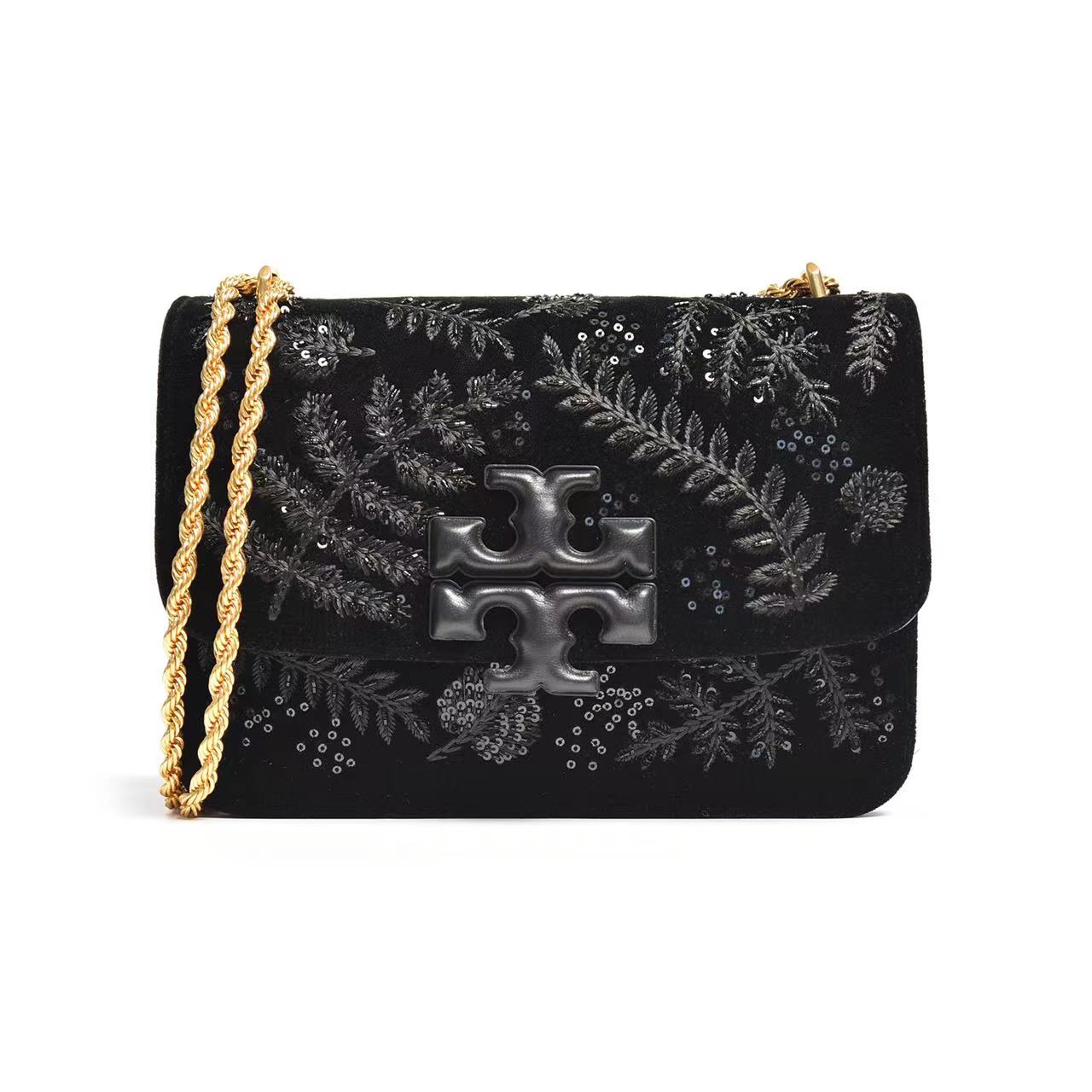 Tory Burch ～独家大号刺绣Tory Burch 豆腐包 box包型 毫无疑问又是一款 又实用款式