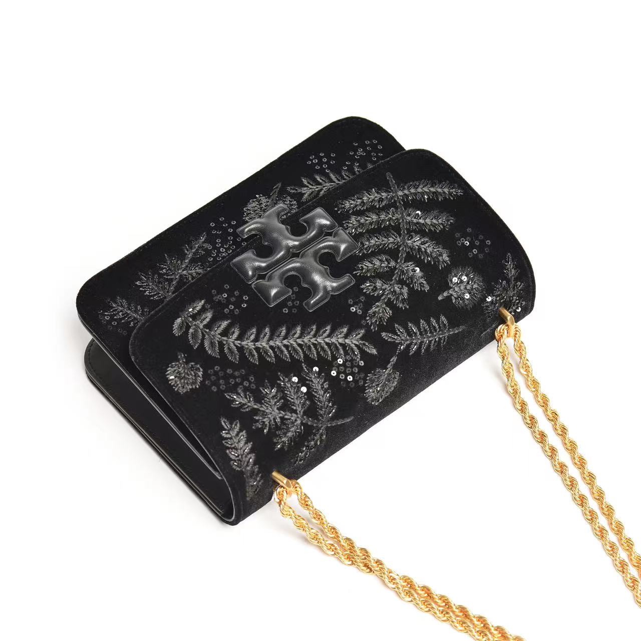 Tory Burch ～独家大号刺绣Tory Burch 豆腐包 box包型 毫无疑问又是一款 又实用款式
