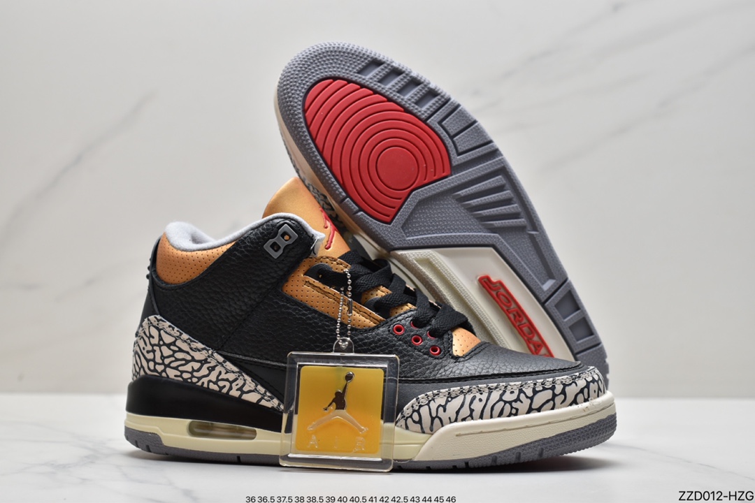 250 AJ3代中帮复古休闲运动文化篮球鞋DH7139