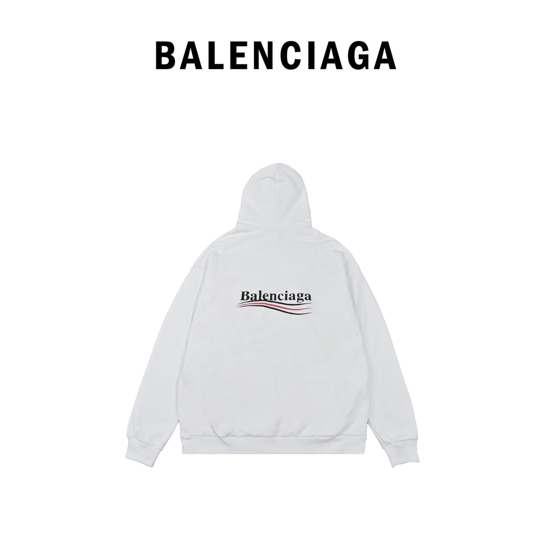 Balenciaga/巴黎世家 经典可乐纹连帽卫衣