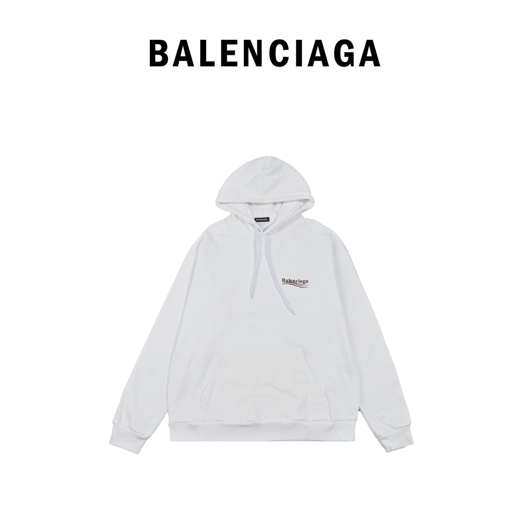 Balenciaga/巴黎世家 经典可乐纹连帽卫衣