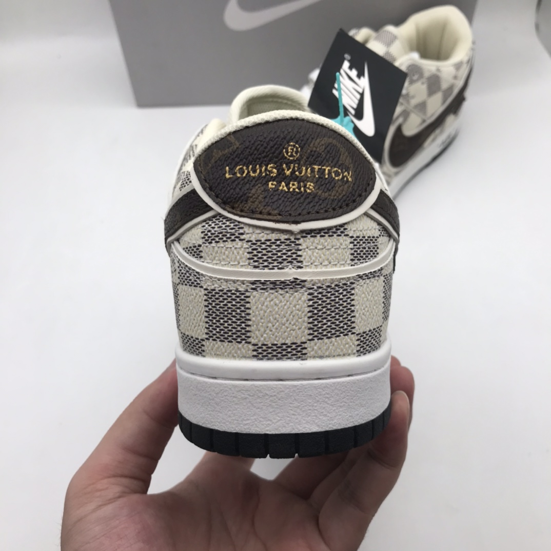 特价🔥🔥🔥Dunk SB LV联名 米棕 size36-44  现货103¥代发 毒套+5