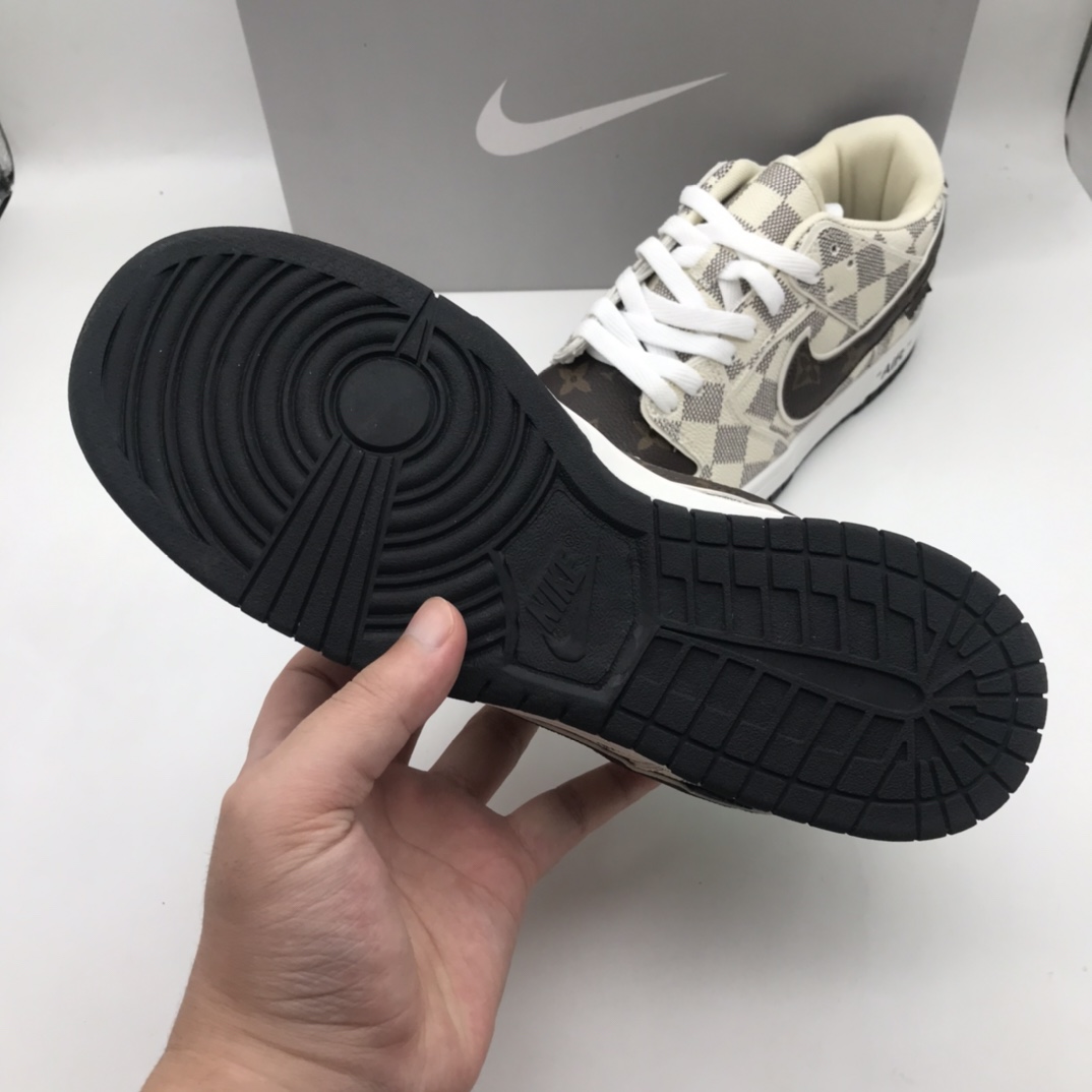 特价🔥🔥🔥Dunk SB LV联名 米棕 size36-44  现货103¥代发 毒套+5