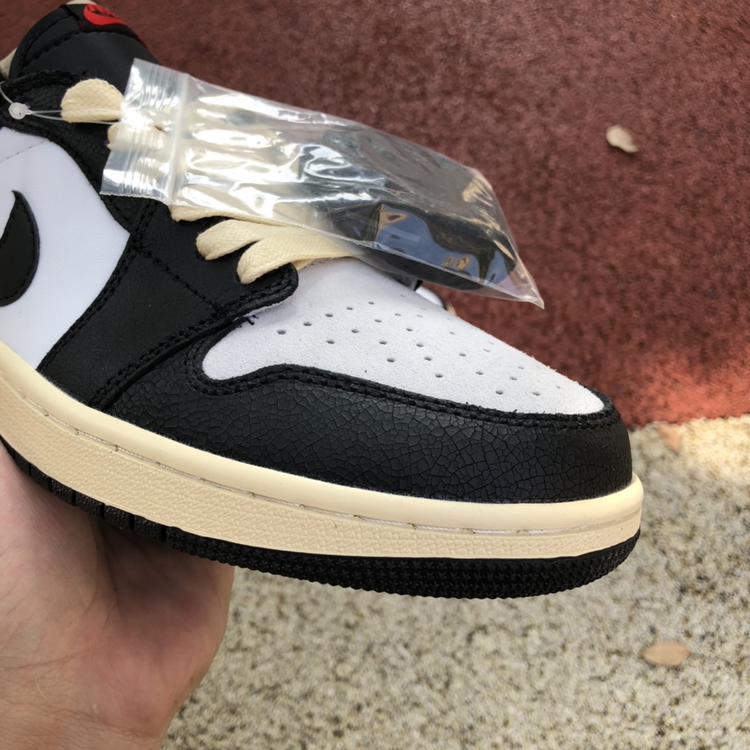 aj1 black and white brown low AIR JORDAN 1 RETRO LOW CZ0790-061