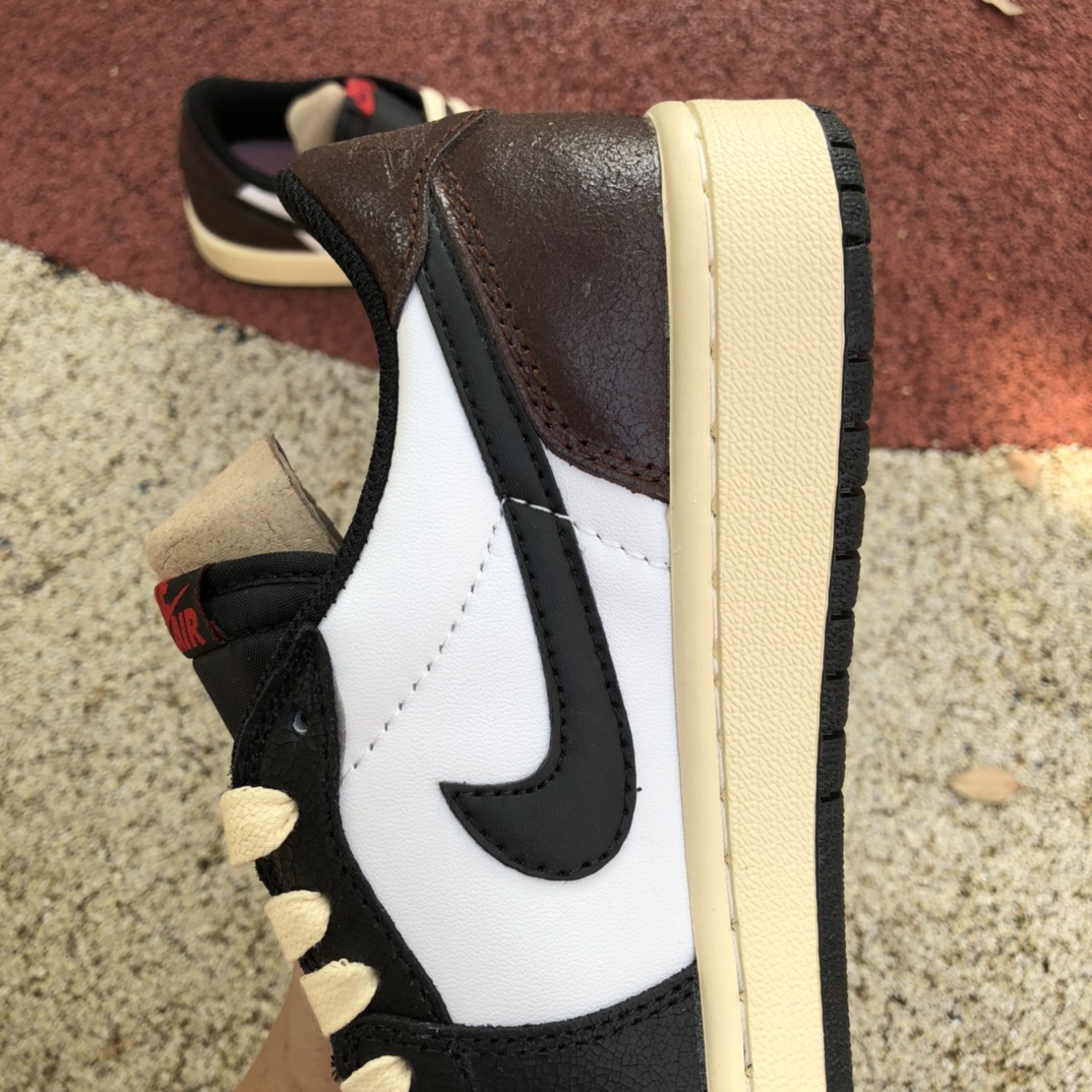 aj1 black and white brown low AIR JORDAN 1 RETRO LOW CZ0790-061