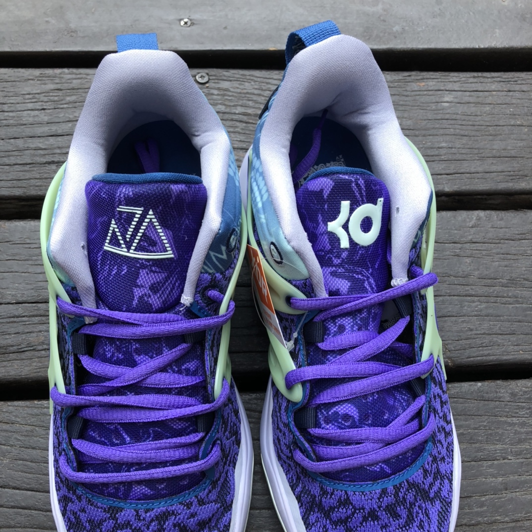 杜兰特15紫兰 KD15 EP Zoom气垫杜兰特15代实战篮球运动鞋DM1054-500