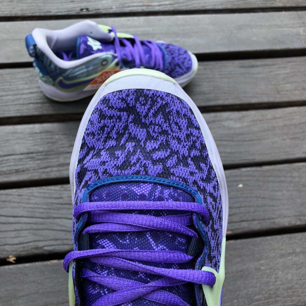 杜兰特15紫兰 KD15 EP Zoom气垫杜兰特15代实战篮球运动鞋DM1054-500