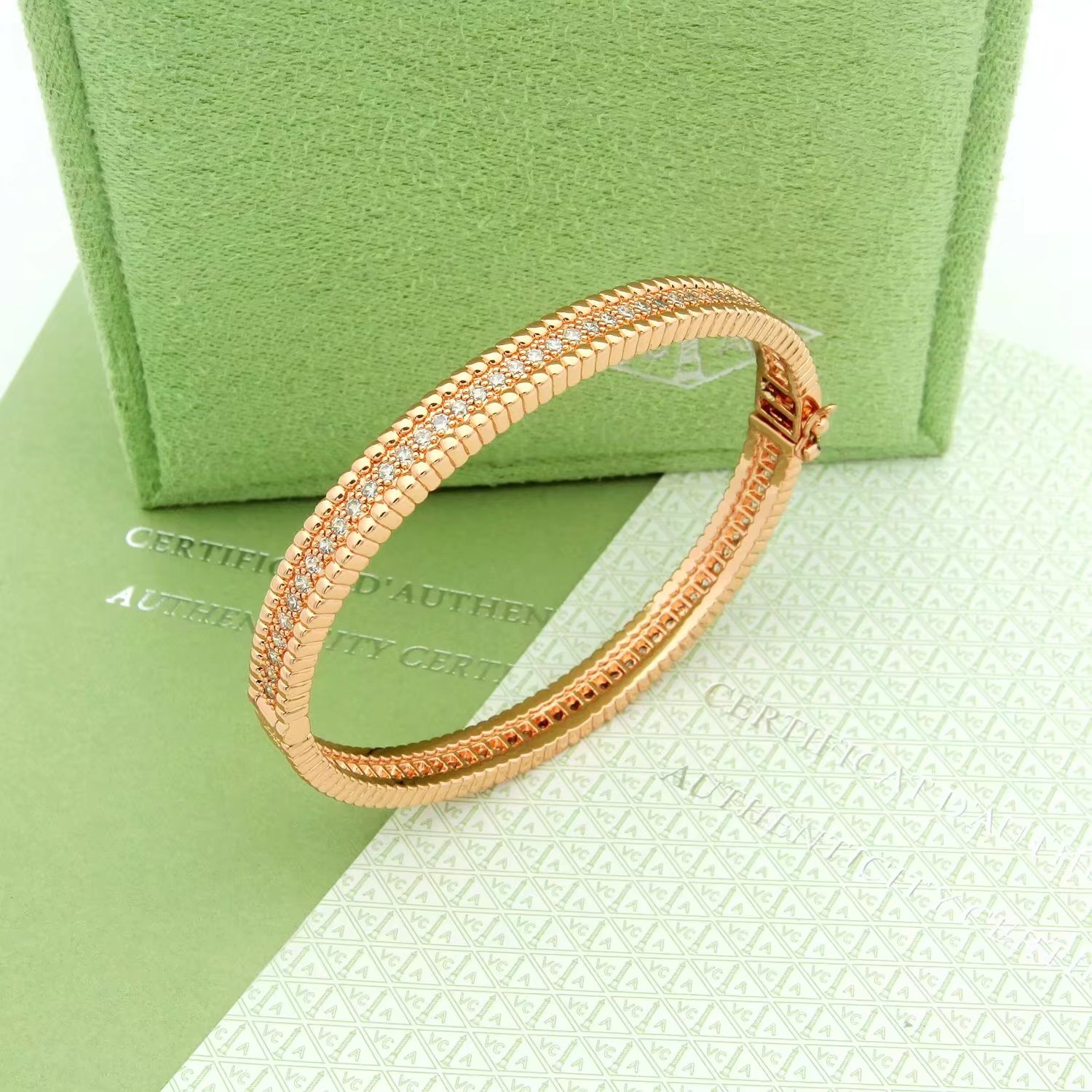 Van Cleef & Arpels-Inspired Bangle and Ring Set with Cubic Zirconia 5 a1658927290739 4317
