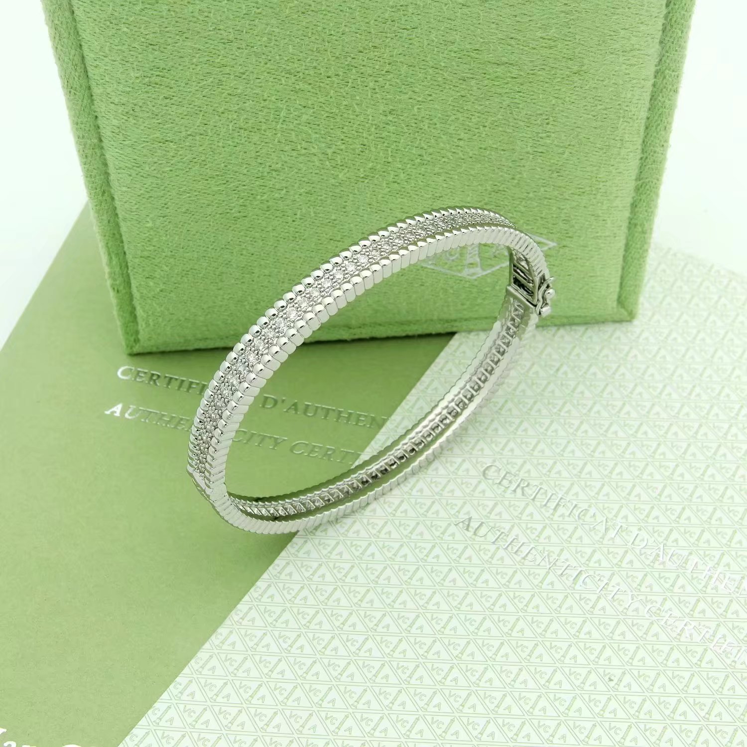 Van Cleef & Arpels-Inspired Bangle and Ring Set with Cubic Zirconia 6 a1658927290746 6763