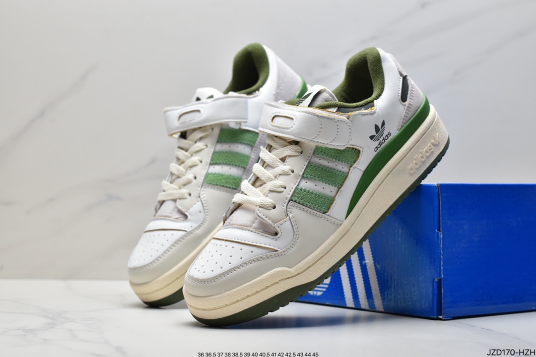 Adidas Forum 84 Low Clover Low State Classic Velcro Retro Sneakers GX4547