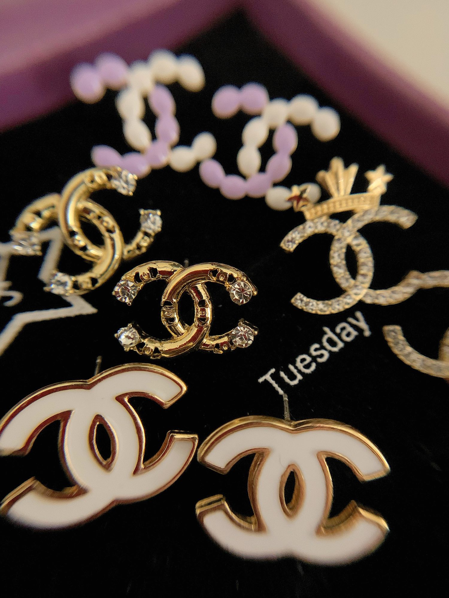 Chanel Haute Joaillerie Fine Jewelry Earrings Necklace Ring Ref 9