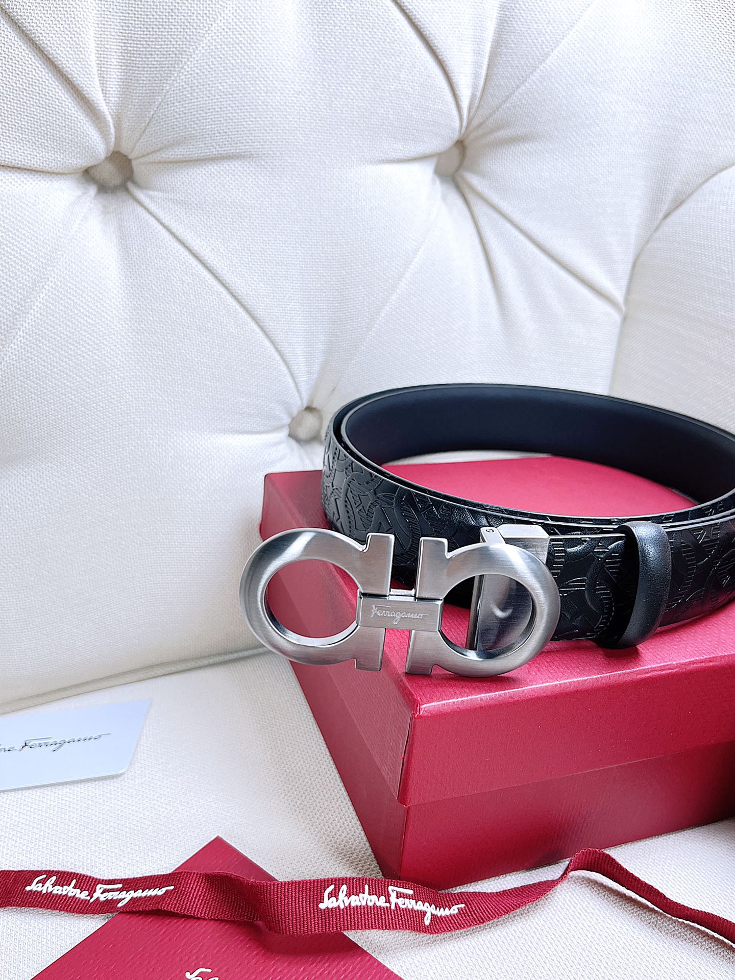 I0 p菲拉格慕 规格35mm 双面可调式GANCINI皮带 正装休闲百搭 长度调节