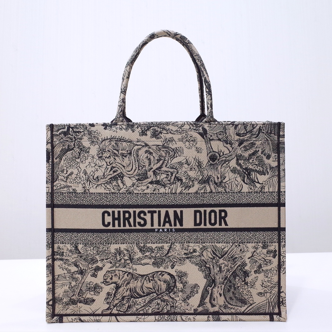 Dior Book Tote Tote Bags High Quality Customize
 Brown Embroidery