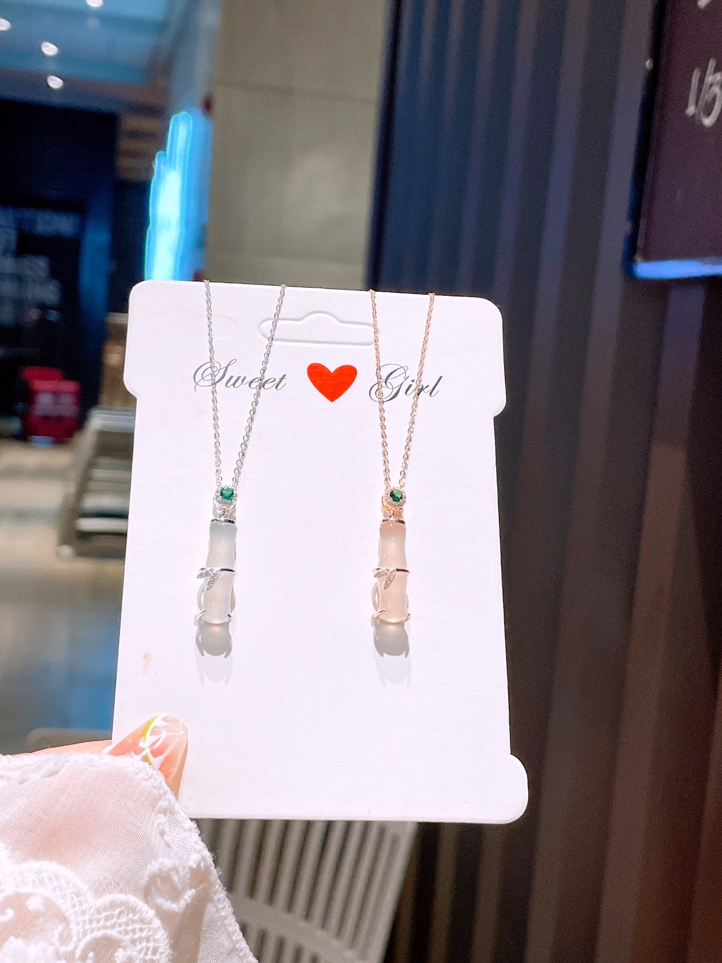 遊び心アレルギー対応シルバーネックレスゴールド 晩餐会