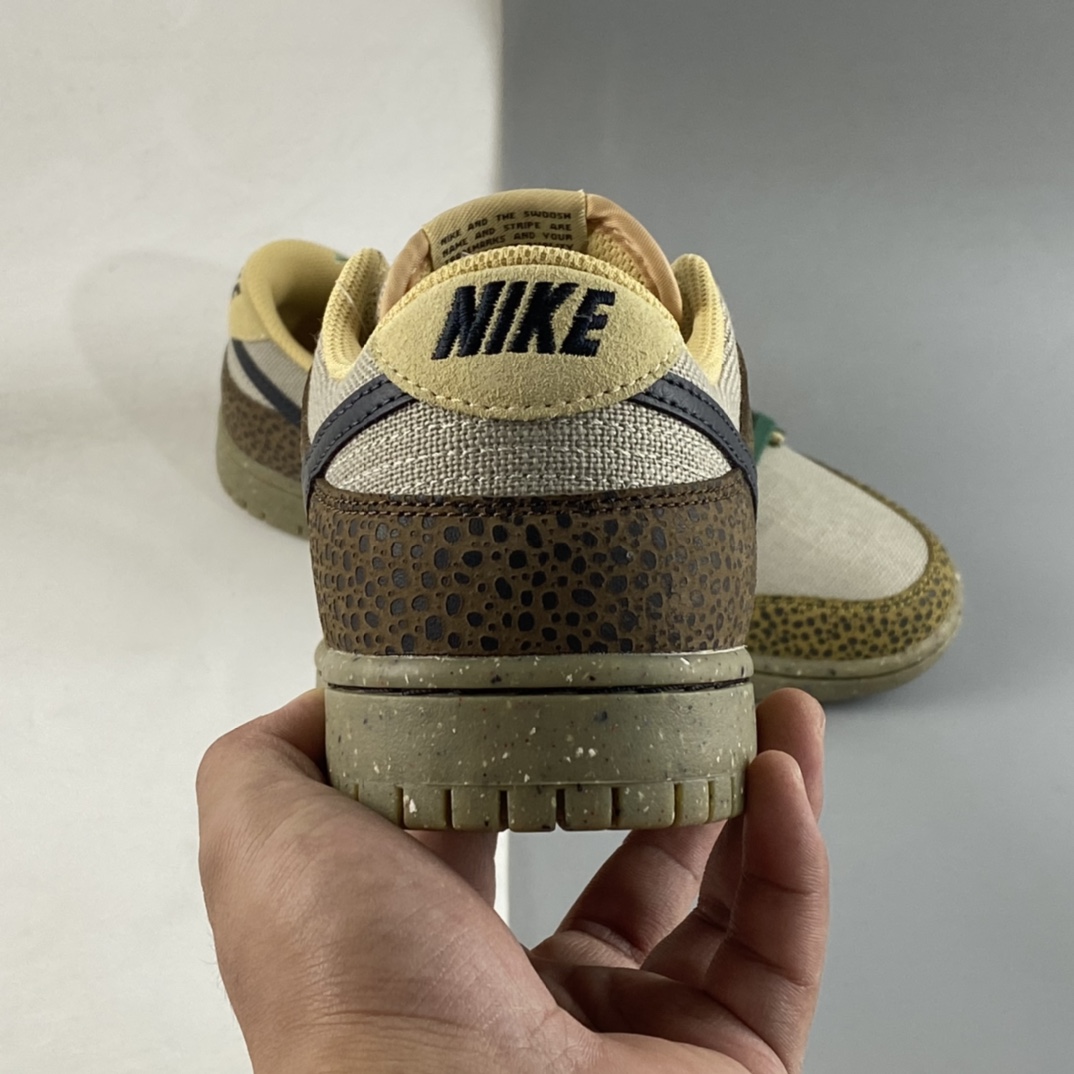 P340  Nike Dunk Low "Safari" 石斑纹 SB复古休闲板鞋 DX2654-200