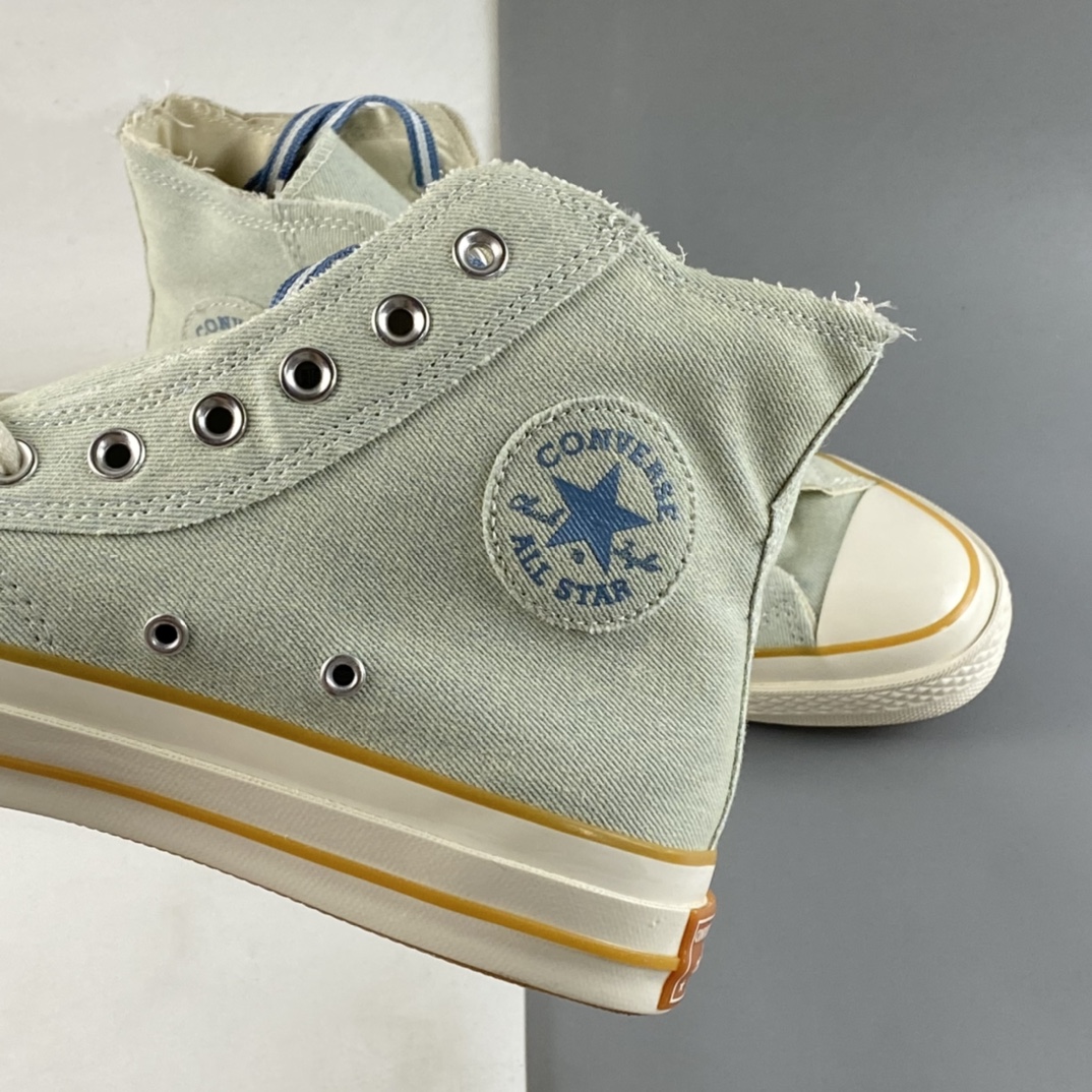 P160  Converse Chuck 1970s 水洗牛仔蓝 匡威新色 牛仔蓝+清爽浅橙色 A02287C