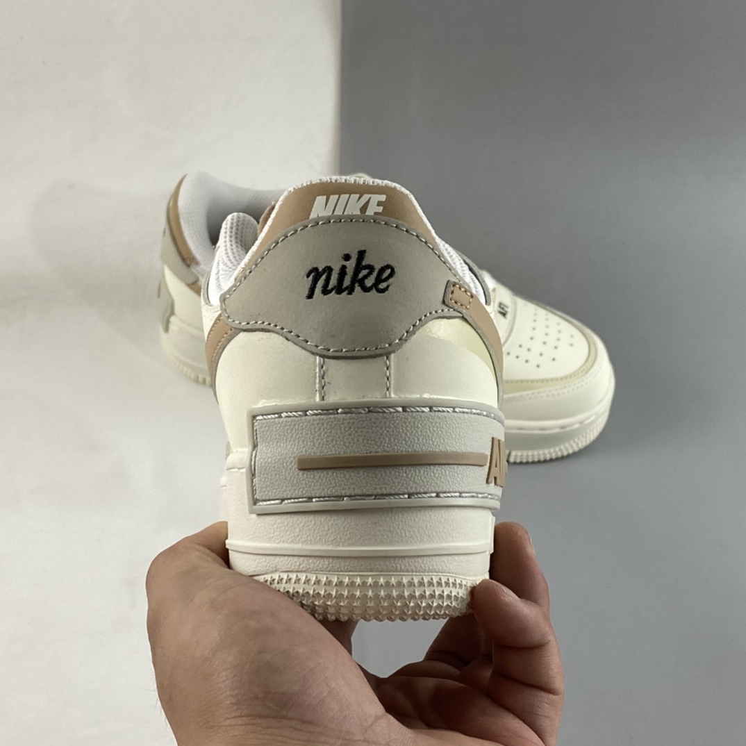 P200  Nike Air Force 1 Shadow 空军一号轻量增高低帮百搭板鞋 CI0919-116