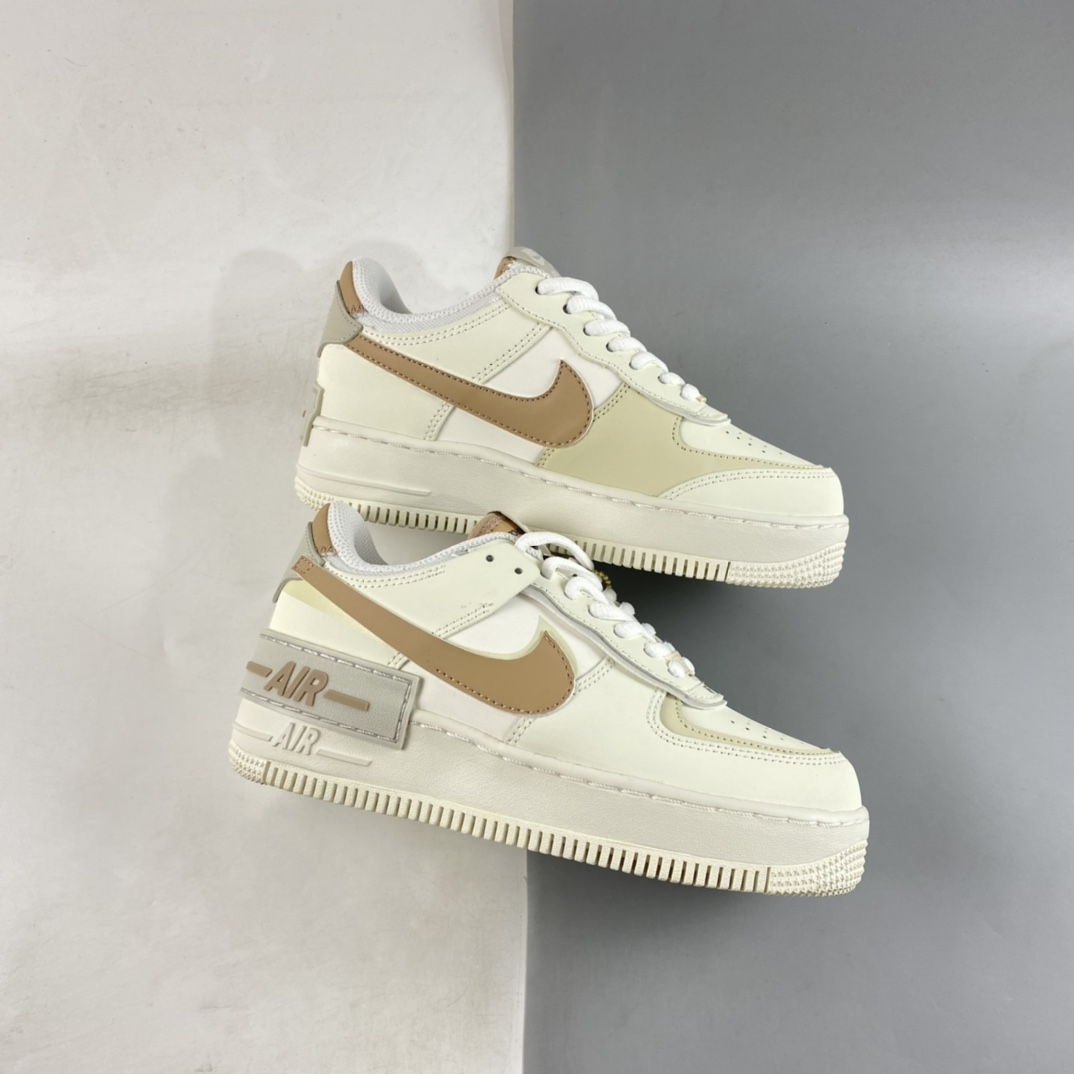 P200  Nike Air Force 1 Shadow 空军一号轻量增高低帮百搭板鞋 CI0919-116