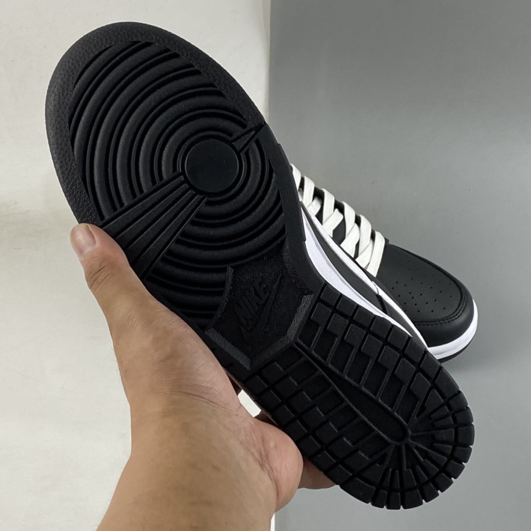 P300  Nike Dunk Low Retro 纯黑白 SB低帮运动休闲板鞋 DJ6188-002