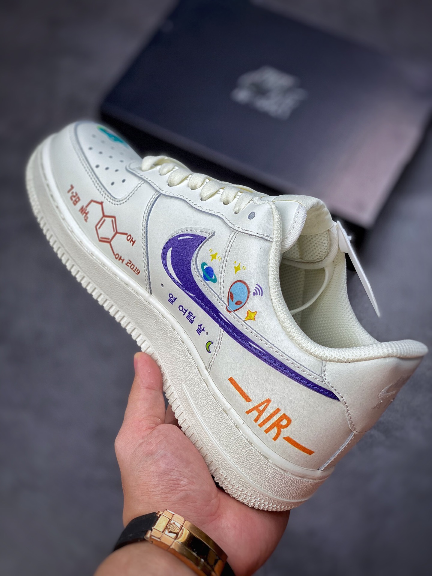 Nike Air Force 1 Low 07 Rainbow Doodle CW2288-333