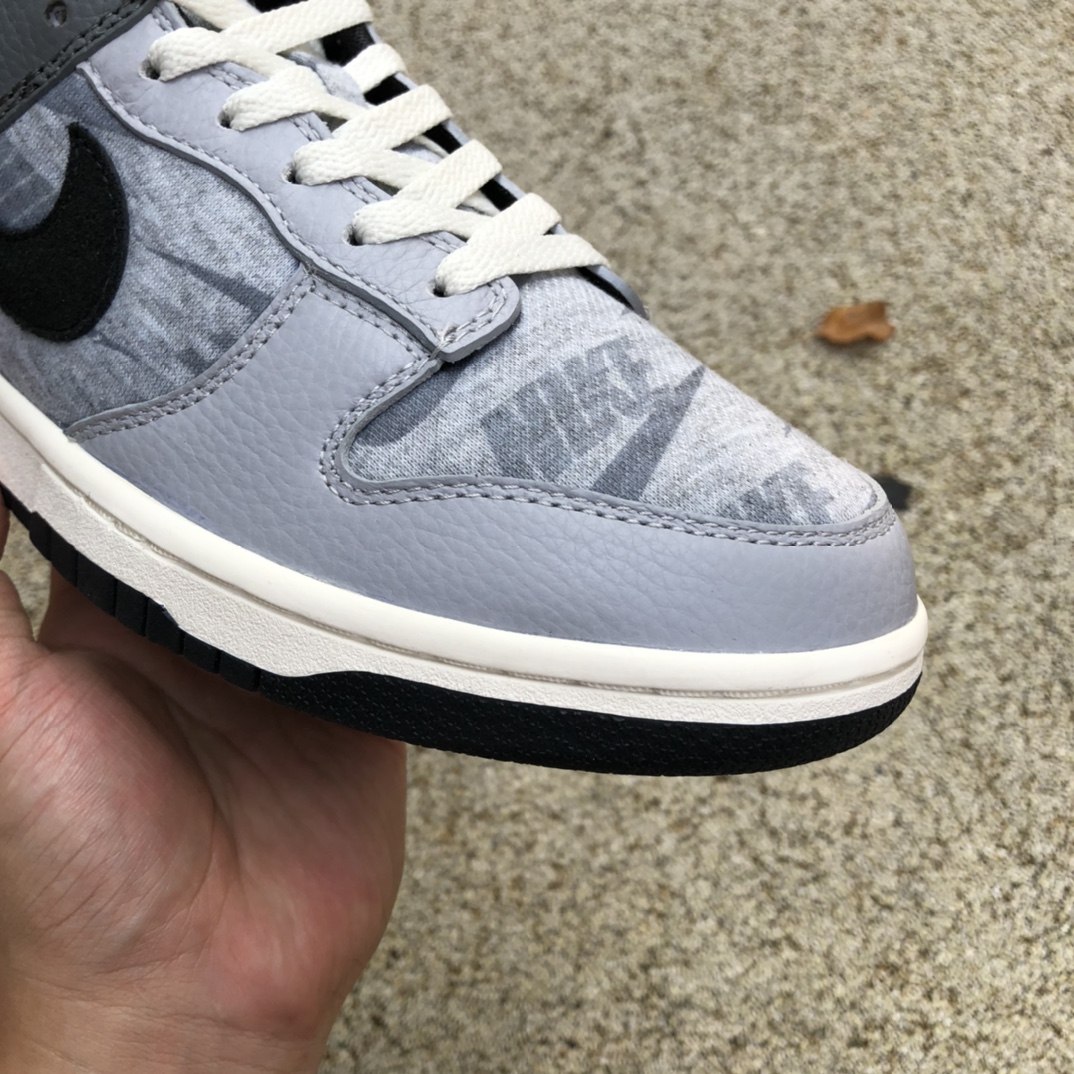 Dunk黑灰白low  Nike Dunk Low Copy Paste 黑灰白运动休闲低帮滑板鞋男 DQ5015-063