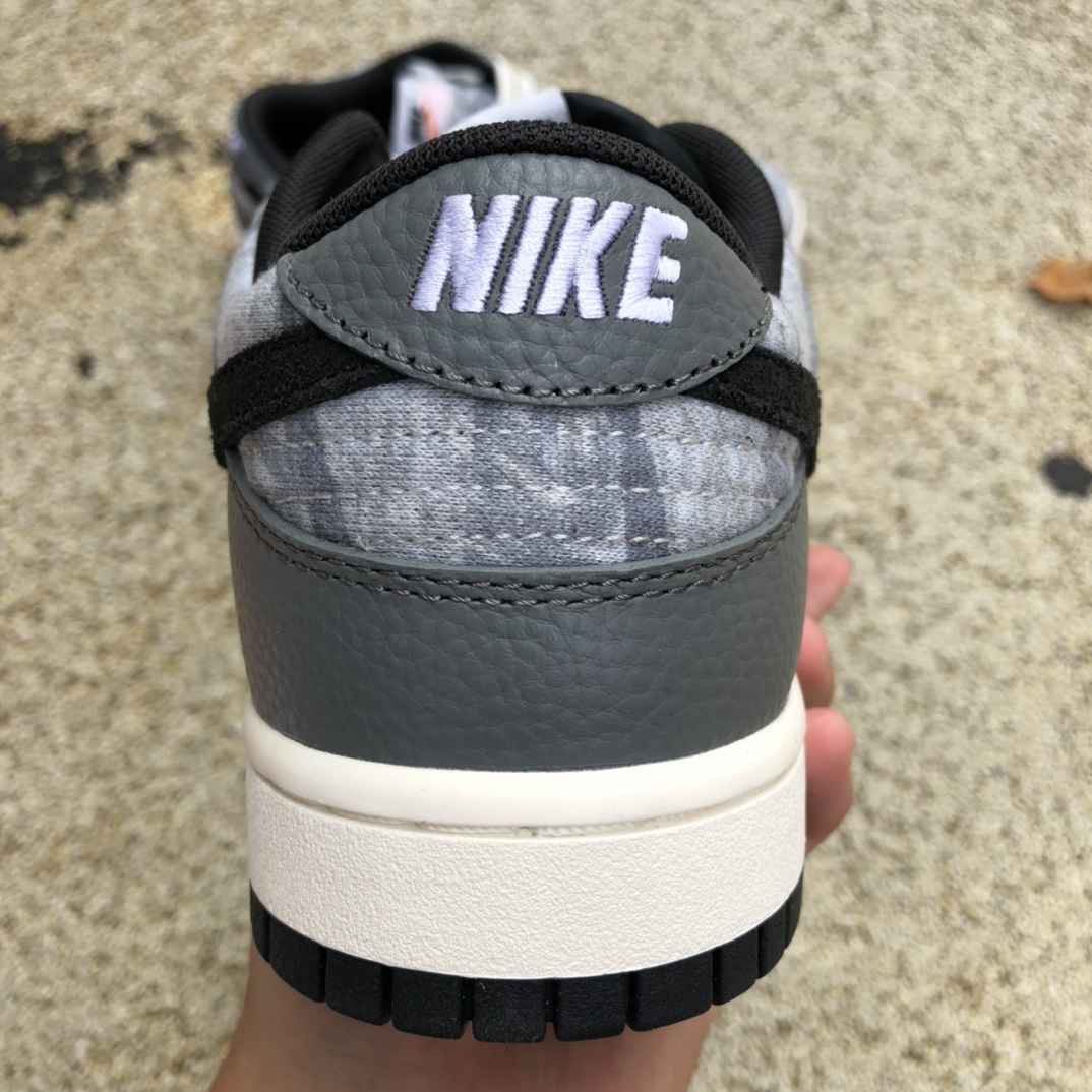 Dunk黑灰白low  Nike Dunk Low Copy Paste 黑灰白运动休闲低帮滑板鞋男 DQ5015-063