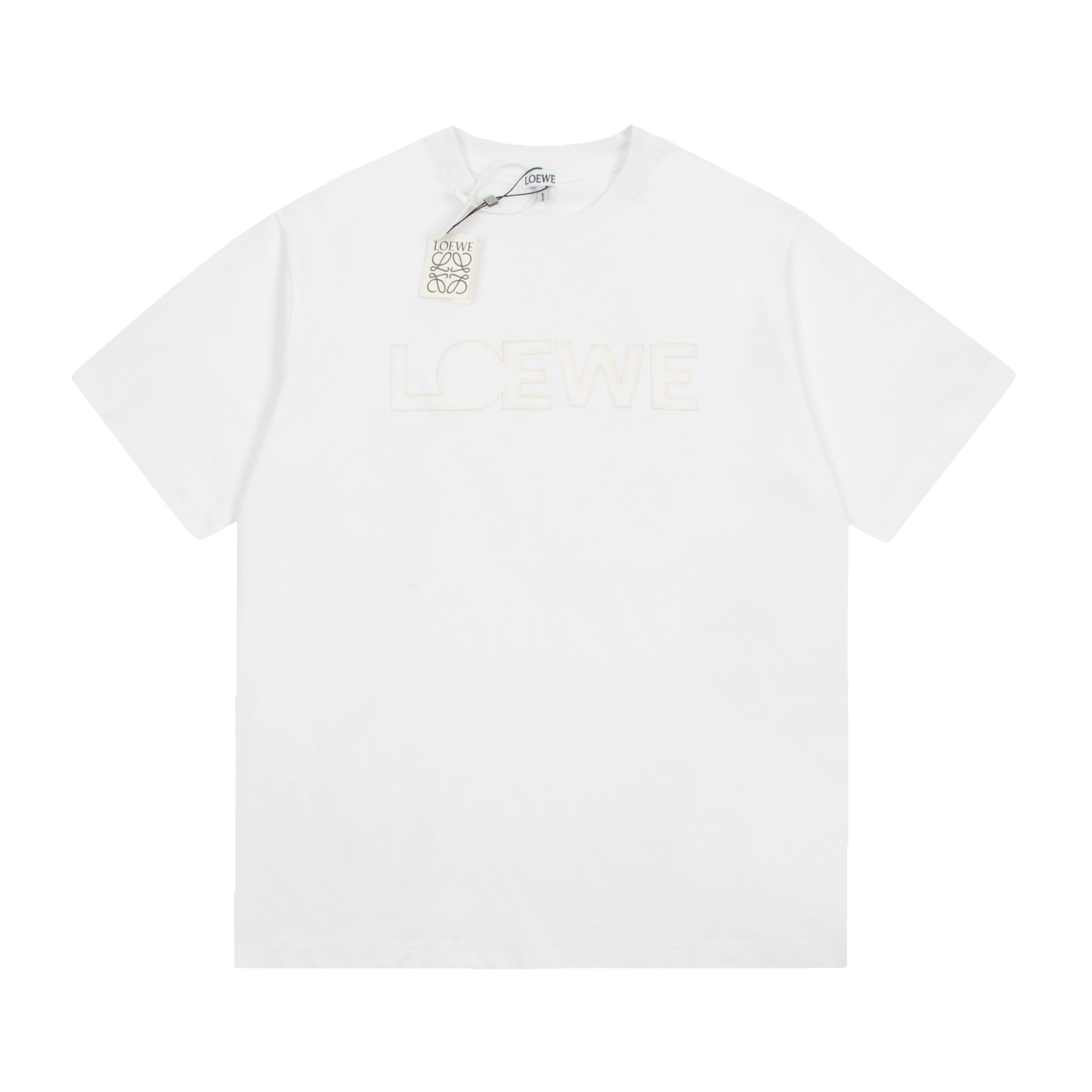 El mejor sitio web para la réplica
 Loewe Ropa Camiseta Bordado Universal hombres y mujeres Algodón