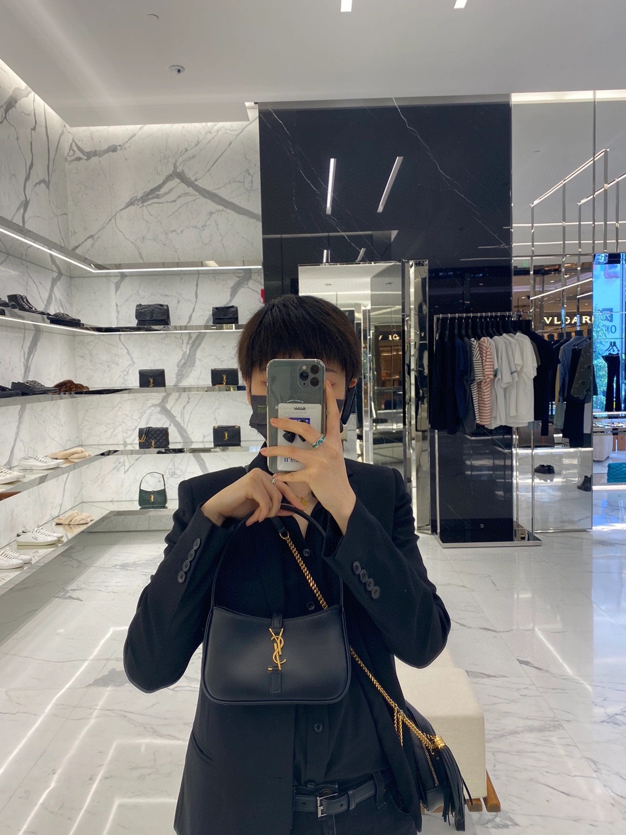Saint Laurent Haute Couture Classic Luxury Handbag Shoulder Crossbody 7