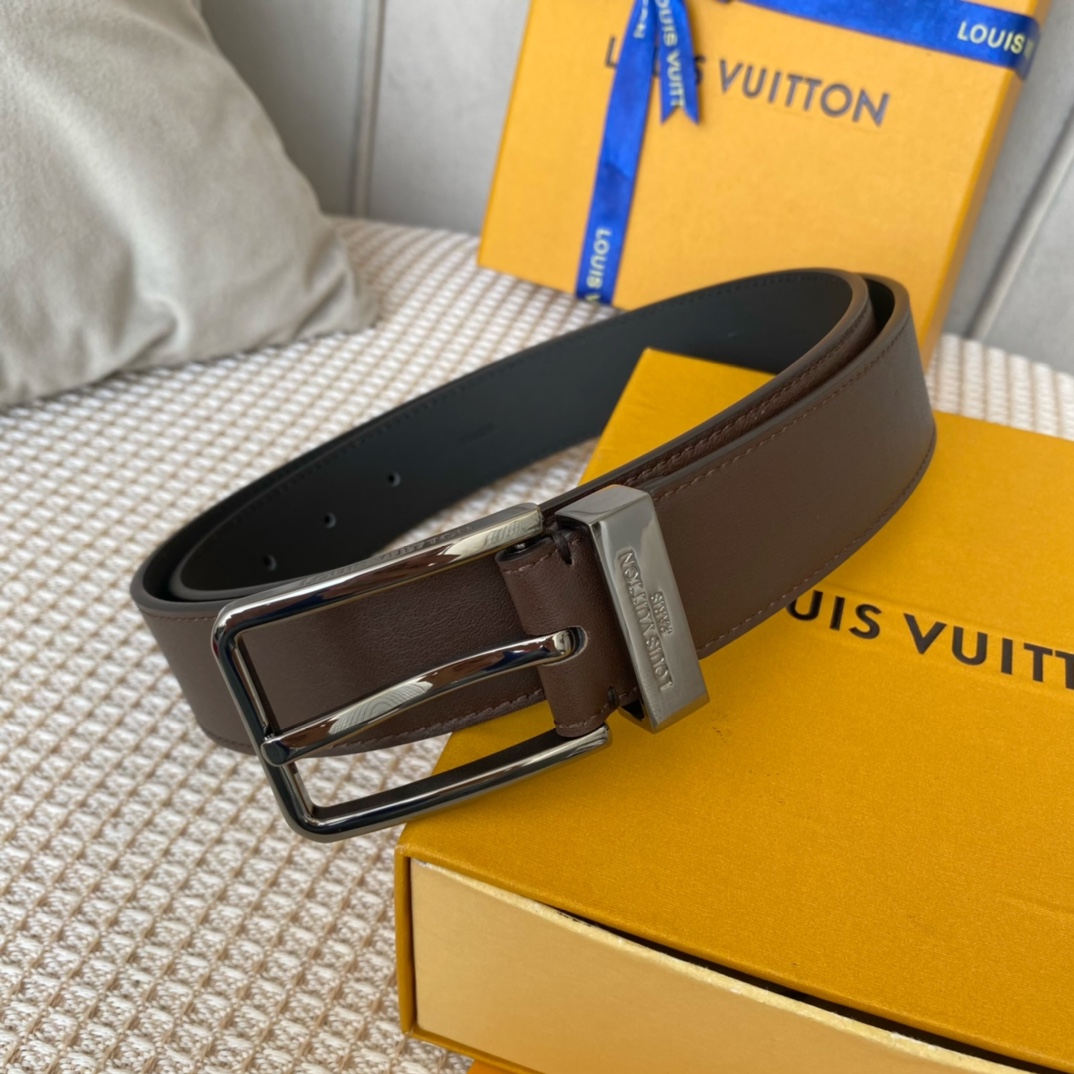 Where to buy High Quality
 Louis Vuitton Belts Quality Perfect
 Men Calfskin Cowhide