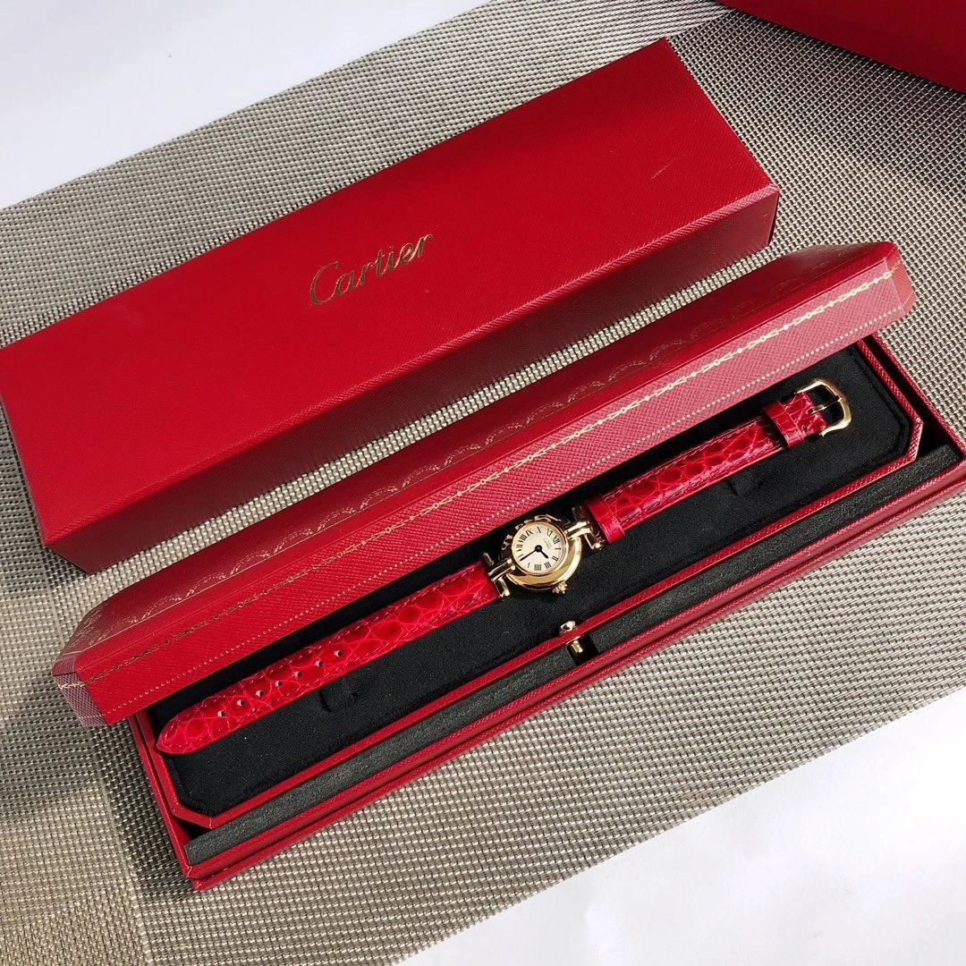 鳄鱼皮版本 YYDS卡地亚小旋风must de小金表vintage中古断货王