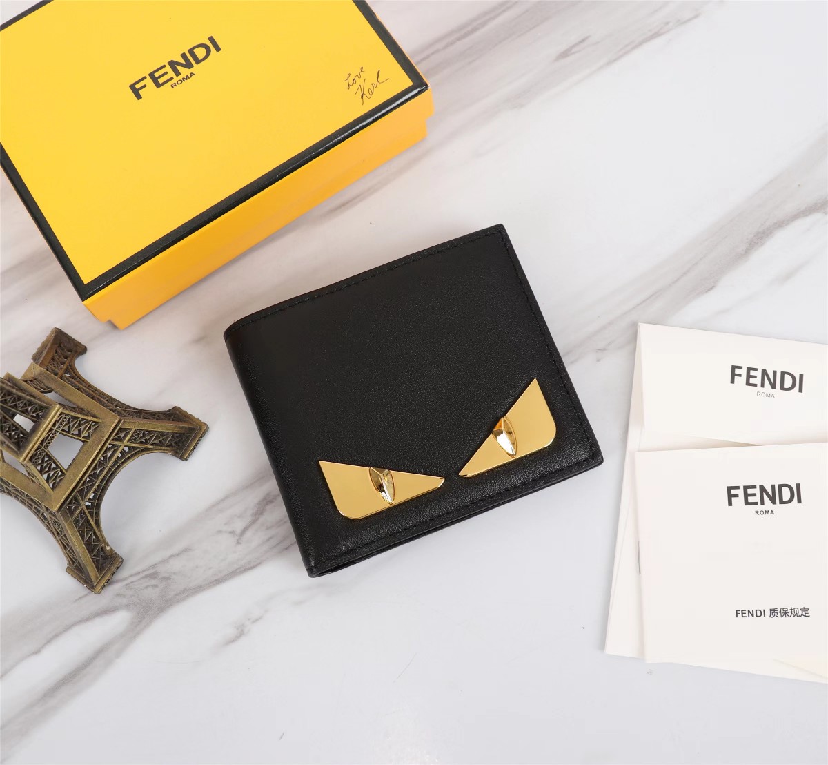 Fendi Wallet Best AAA+
 Black Cowhide Sheepskin Spring/Summer Collection