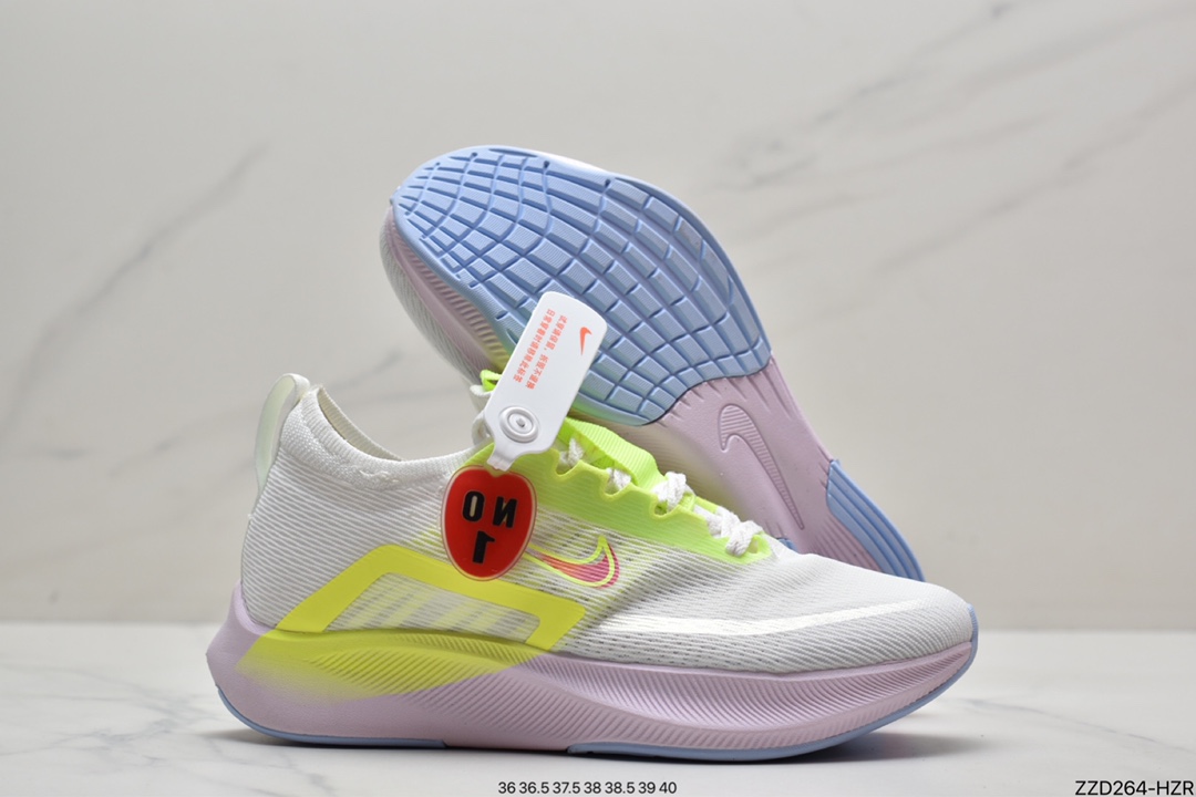 250  Nike Zoom Fly 4 超轻跑步鞋 鞋底搭载真实碳纤维板 CT2392-006