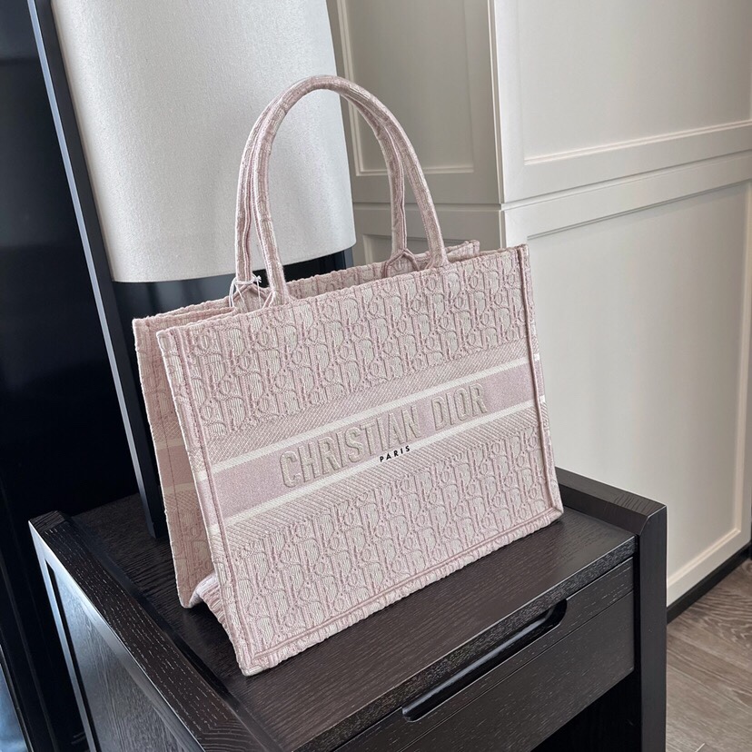 Dior Book Tote Handbags Tote Bags Pink Casual