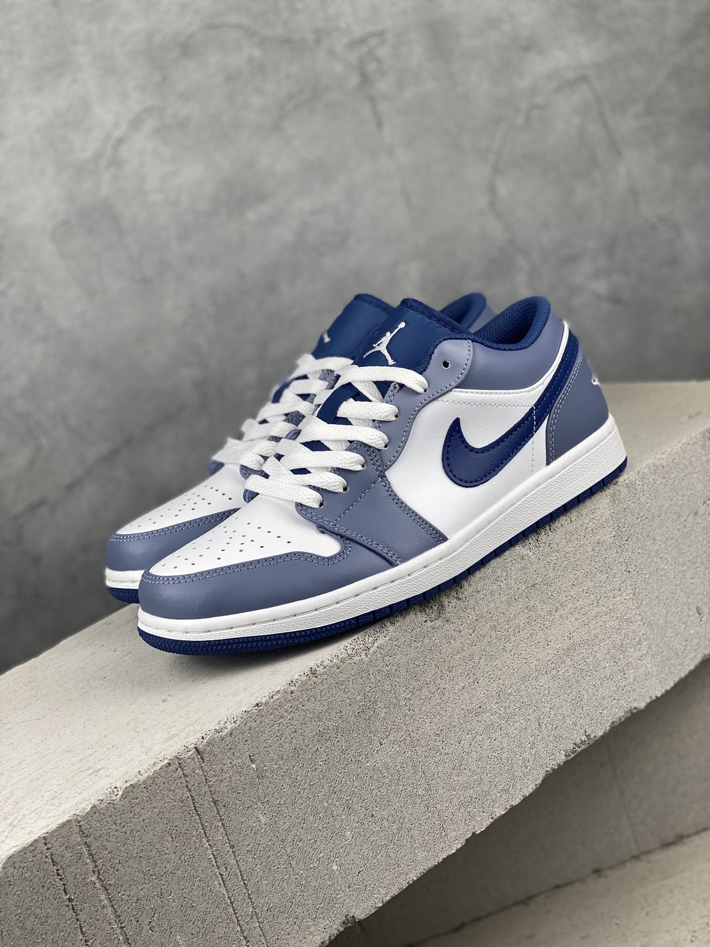 AJLow海军蓝Size:35.5-45总裁R版出品-AirJordan1Low海军蓝553558-41