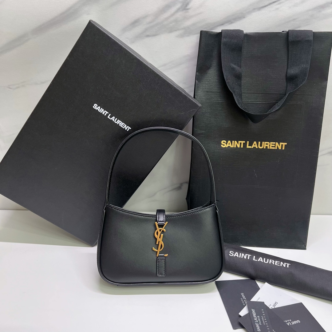Saint Laurent Mini Hobo Bag With Classic YSL Hook Closure - Model 710318