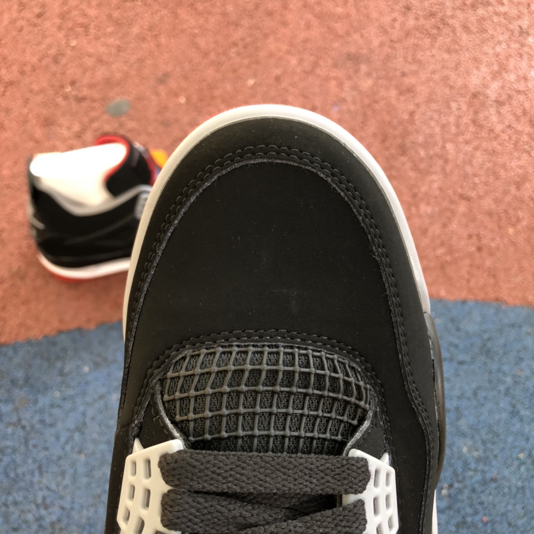 aj4黑红纯原版Air Jordan 4 Bred AJ4 黑红公牛 19年复刻 308497-060