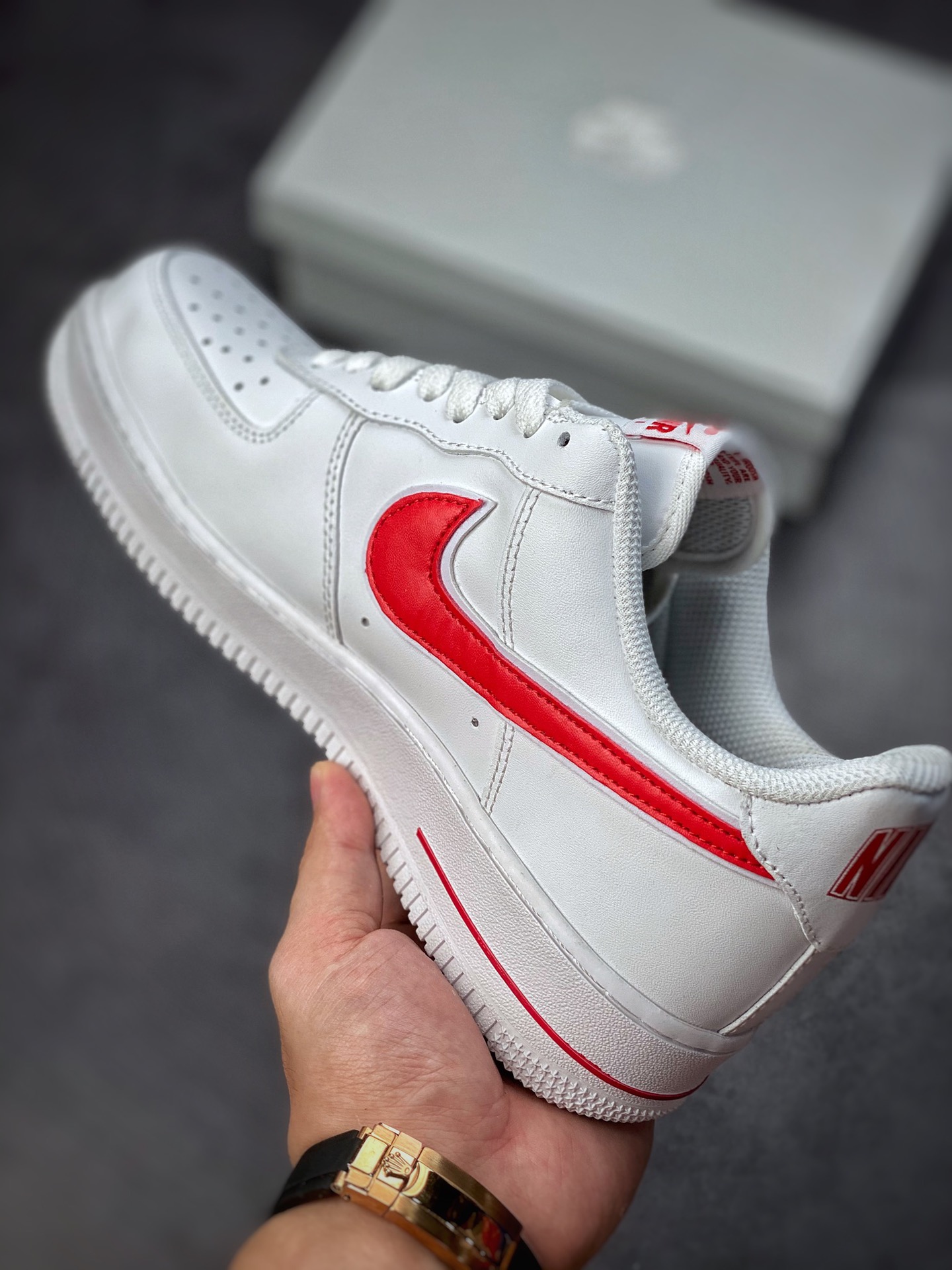 Nike Air Force 1 Low 07 White Red AO2423-102