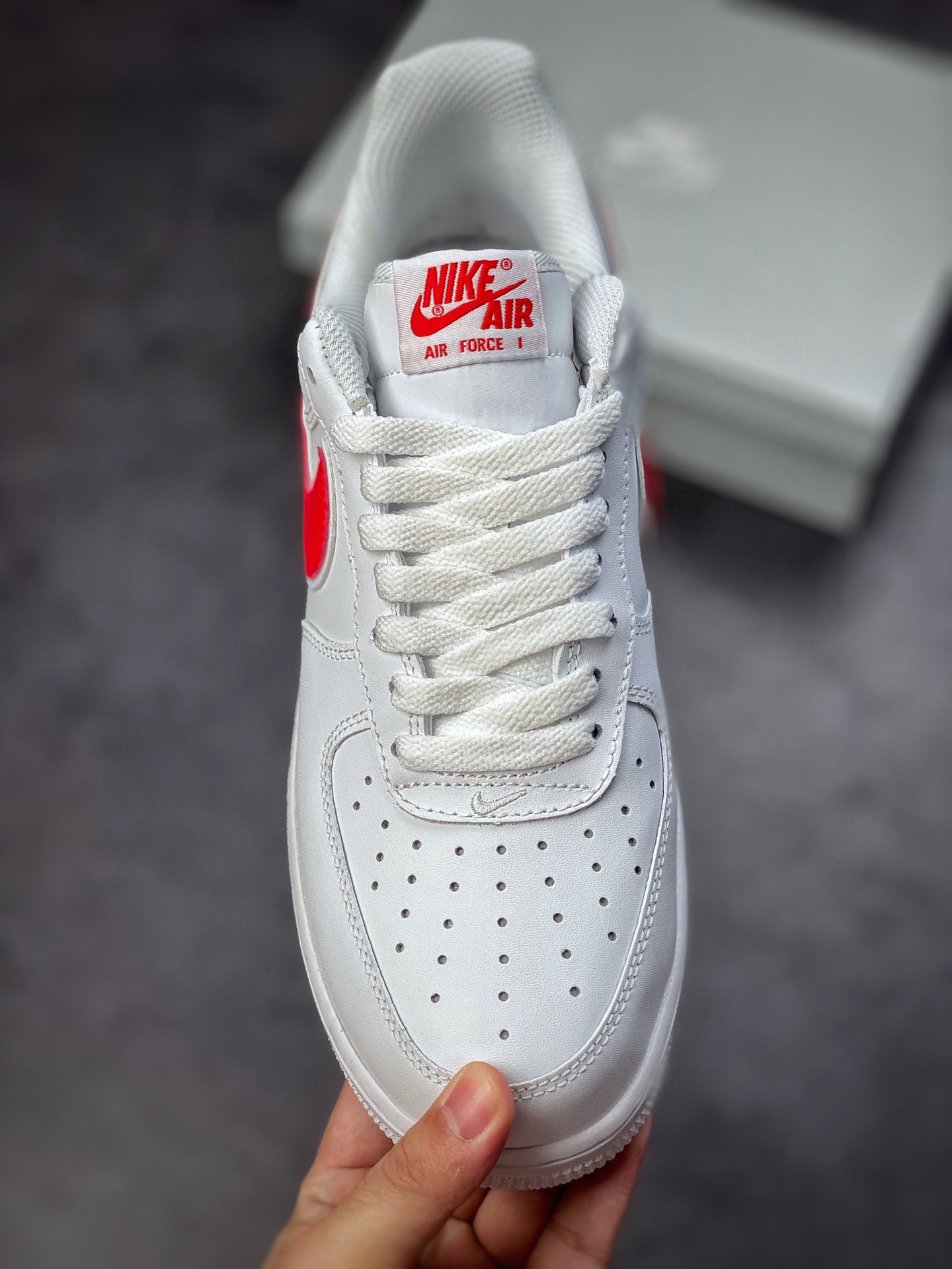 Nike Air Force 1 Low 07 White Red AO2423-102