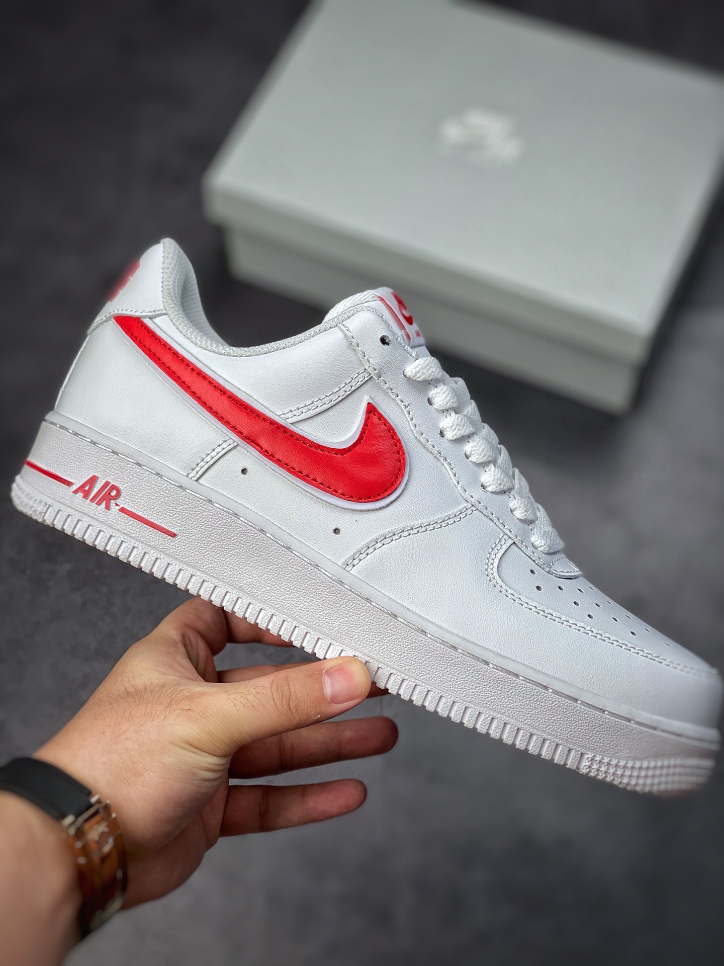 Nike Air Force 1 Low 07 White Red AO2423-102