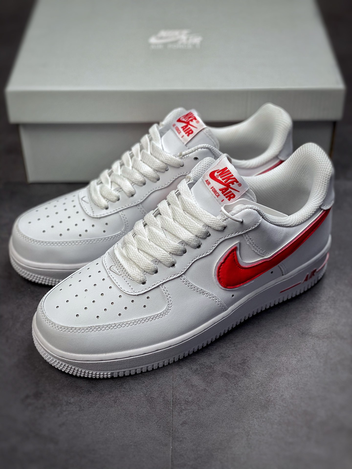 Nike Air Force 1 Low 07 White Red AO2423-102