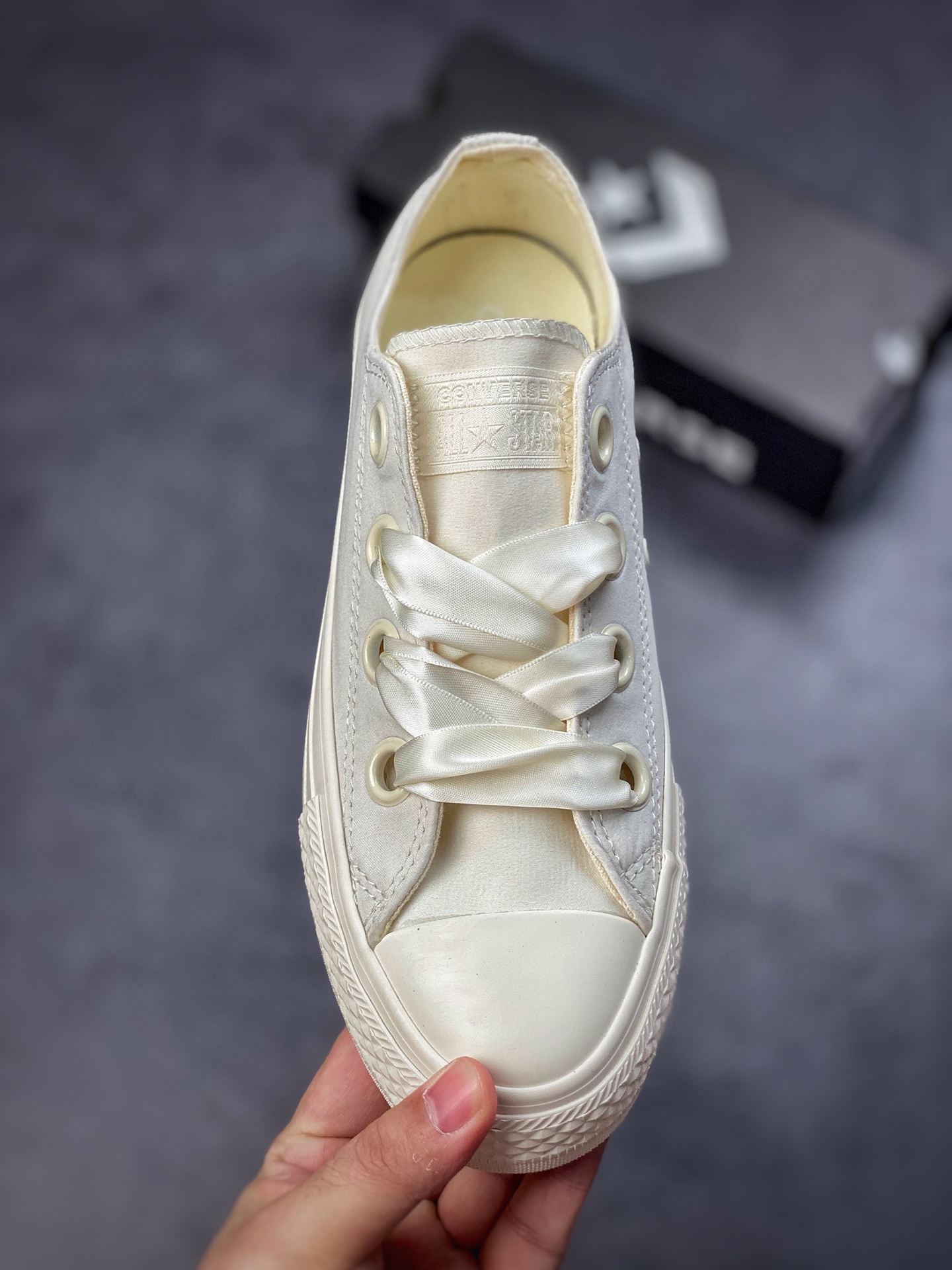 Converse Converse ALL START Classic Cream Silk Laces