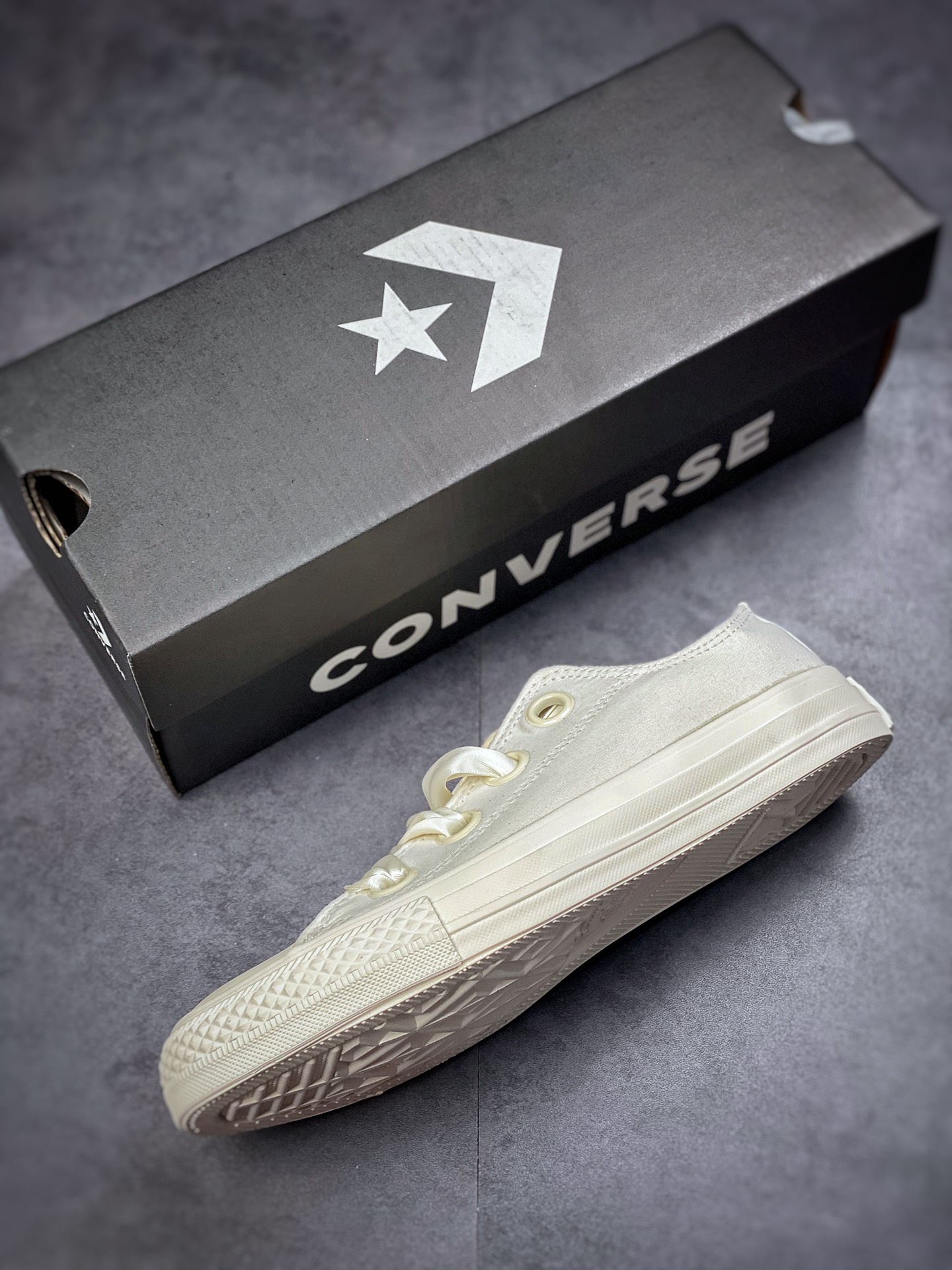 Converse Converse ALL START Classic Cream Silk Laces