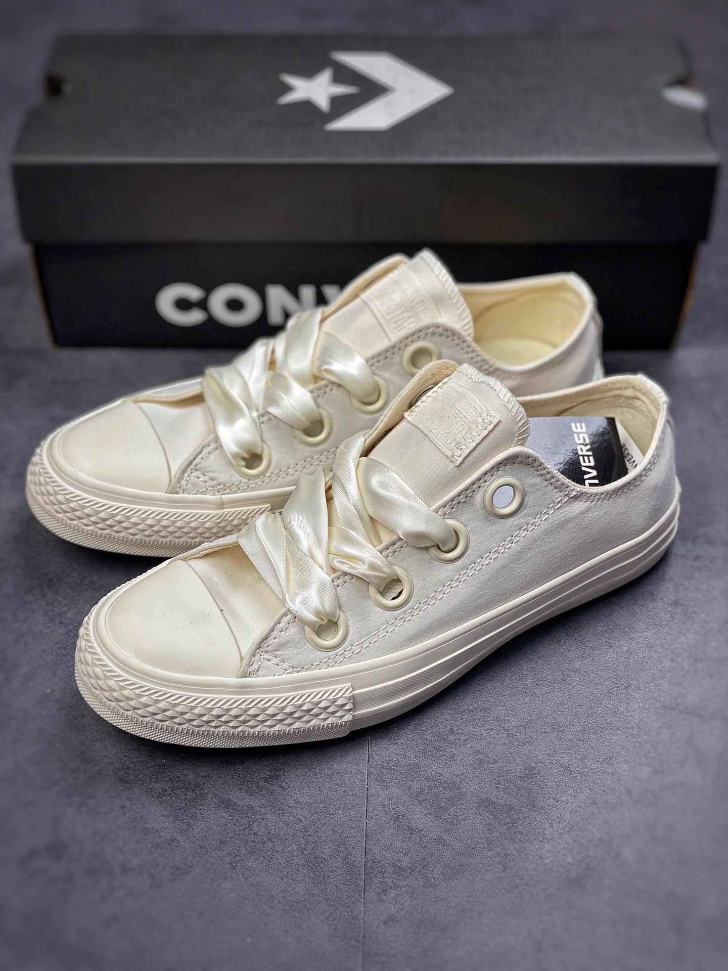 Converse Converse ALL START Classic Cream Silk Laces