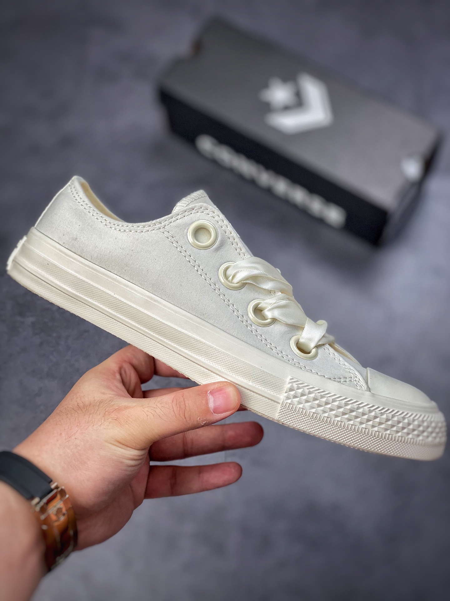 Converse Converse ALL START Classic Cream Silk Laces