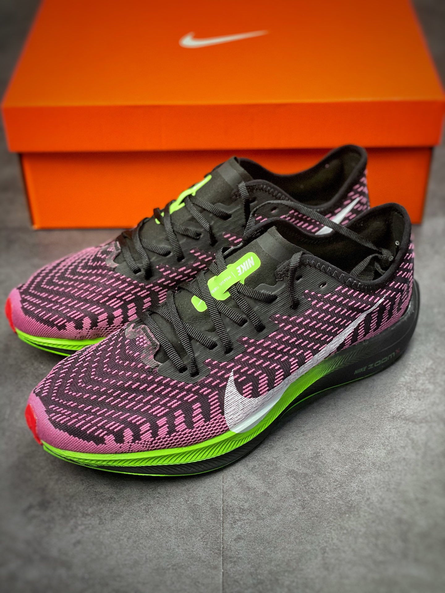 Nike Zoom Pegasus Turbo 2 Pegasus II Knit Breathable Cushioning Speed ??Running Shoes