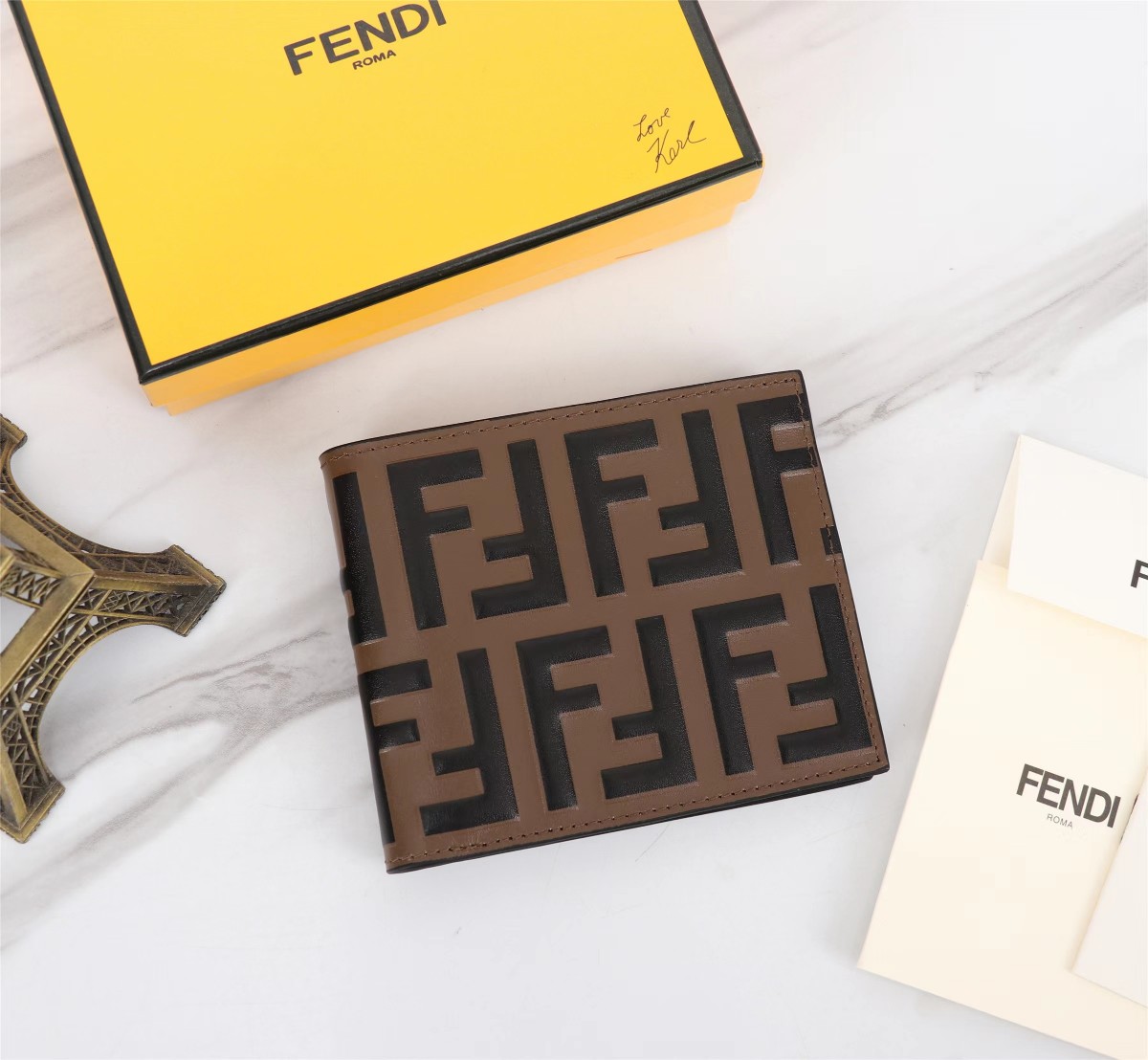 Fendi Wallet Replcia Cheap From China
 Black Khaki Cowhide Sheepskin Spring/Summer Collection