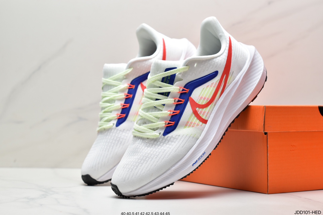 120 耐克Nike Zoom Pegasus 39”Sail/Cube Pink” 登月 39代超级飞马涡轮增压马拉松休闲运动慢跑鞋“网织运动鞋”
