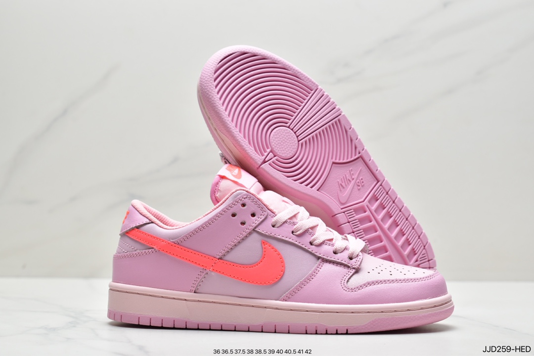 130 真标Nike Dunk Low ”Triple Pink” 小猪佩奇Nike Dunk Low鞋面DH9756-600